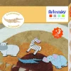 Set de 4 Puzzles de Madera Safari Maderas