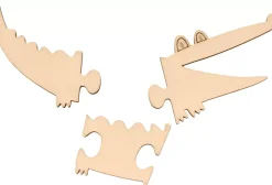 Set de 4 Puzzles de Madera Safari Maderas