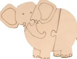 Set de 4 Puzzles de Madera Safari Maderas