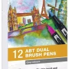 Outlet Set de 12 rotuladores ABT Dual Brush Colores Grises Rotuladores