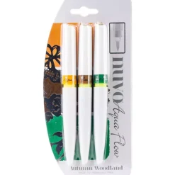 Hot Set De 3 Rotuladores Aqua Flow Autumn Woodland Rotuladores