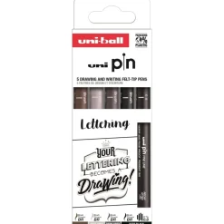 Clearance Set de 5 rotuladores calibrados Lettering Pin Rotuladores