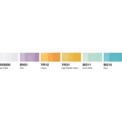 Clearance Set de 6 Rotuladores Sketch Pasteles Pálidos Rotuladores