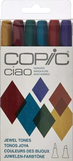 New Set De 6 Rotuladores Ciao Tonos Joya Rotuladores