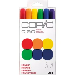 Outlet Set De 6 Rotuladores Ciao Colores Primarios Rotuladores