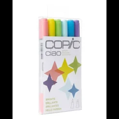 Best Set De 6 Rotuladores Ciao Tonos Brillantes Rotuladores