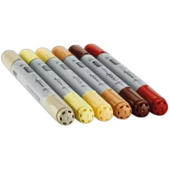 Online Set De 6 Rotuladores Ciao Tonos Cabello Rotuladores