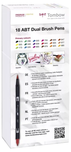 Outlet Set de 18 rotuladores Dual Brush Colores Primarios Rotuladores