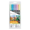 Best Set de 6 rotuladores Dual Brush Colores Pastel Rotuladores