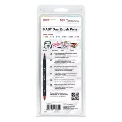 Best Set de 6 rotuladores Dual Brush Colores Pastel Rotuladores