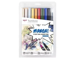 Sale Set de 10 rotuladores Dual Brush Manga Shonen Rotuladores
