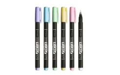 Online Set de 6 Rotuladores Fudenosuke Punta Blanda Rotuladores