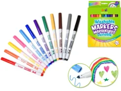 Discount Set de 12 Rotuladores Lavables Lil' Artist Rotuladores