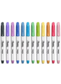 Discount Set de 12 Rotuladores Pastel S-Note Punta 2 en 1 Rotuladores|Pinturas Para Tela Y Seda