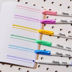 Discount Set de 12 Rotuladores Pastel S-Note Punta 2 en 1 Rotuladores|Pinturas Para Tela Y Seda