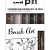 Clearance Set de 5 rotuladores pincel Brush Art Pin Rotuladores