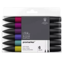 New Set de 6 Rotuladores Promarker Tonos Profundos Rotuladores