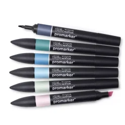 Set de 6 Rotuladores Promarker Tonos Cielo Rotuladores