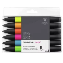 Online Set de 6 Rotuladores Promarker Neón Winsor & Newton Rotuladores