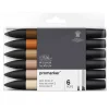 Discount Set de 6 Rotuladores Promarker Tonos Piel #02 Rotuladores