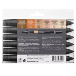 Discount Set de 6 Rotuladores Promarker Tonos Piel #02 Rotuladores