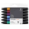 Discount Set de 6 Rotuladores Promarker Brush Tonos Profundos Rotuladores