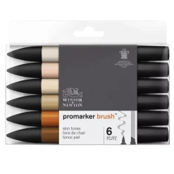 Outlet Set de 6 Rotuladores Promarker Brush Tonos Piel Rotuladores