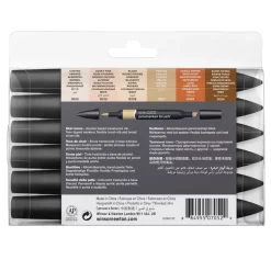 Outlet Set de 6 Rotuladores Promarker Brush Tonos Piel Rotuladores
