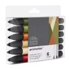 New Set de 6 Rotuladores Promarker Tonos Paisaje #01 Rotuladores