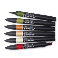 New Set de 6 Rotuladores Promarker Tonos Paisaje #01 Rotuladores