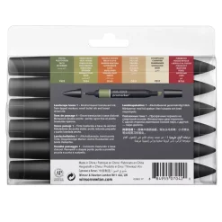 New Set de 6 Rotuladores Promarker Tonos Paisaje #01 Rotuladores