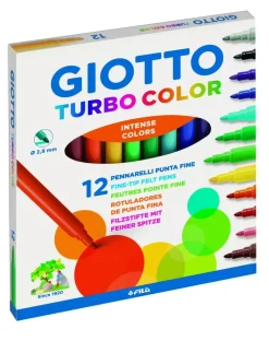Discount Set de 12 Rotuladores Turbo Color Intense Color Niños Niños Y Regalos|Rotuladores