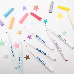 Outlet Set de 8 Rotuladores Turbo Glitter Pastel Niños Niños Y Regalos