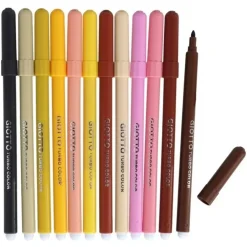 Online Set de 12 Rotuladores Turbo Color Tonos Piel Niños Niños Y Regalos|Rotuladores