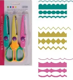 Clearance Set de 3 tijeras con formas nº8 Herramientas De Corte|Goma Eva Fofuchas