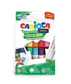 Set de 10 témperas sólida para tela Temperello Fabric Pinturas Para Tela Y Seda