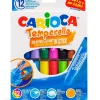 New Set de 12 témperas sólida Temperello Pinturas Para Tela Y Seda