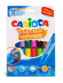 New Set de 12 témperas sólida Temperello Pinturas Para Tela Y Seda