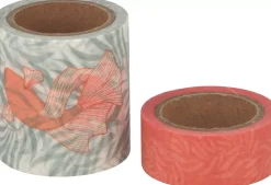 Best Set de 2 Washi Tape koi Corail Decoupage