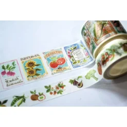 Sale Set de 2 Washi Tapes Little Robin Redbreast Decoupage|Papeles
