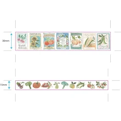 Sale Set de 2 Washi Tapes Little Robin Redbreast Decoupage|Papeles