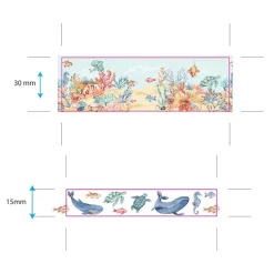 Outlet Set de 2 Washi Tapes Ocean Tale Decoupage