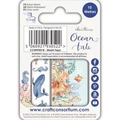 Outlet Set de 2 Washi Tapes Ocean Tale Decoupage