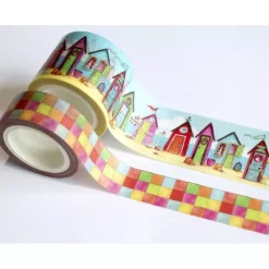 New Set de 2 Washi Tapes Sandy Paws Decoupage|Papeles