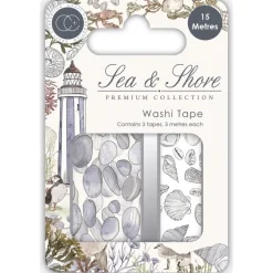 Hot Set de 3 Washi Tapes Sea and Shore Decoupage