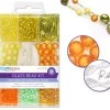 New Set de Abalorios Naranja y Verde Bisutería