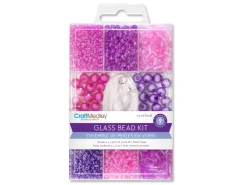 Discount Set de Abalorios Rosa y Violeta Bisutería