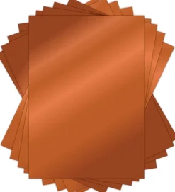 Set de cartulinas metalizadas The Essential Mirror Card Copper Papeles