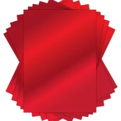 Sale Set de cartulinas metalizadas The Essential Mirror Card Red Papeles