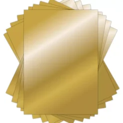 Hot Set de cartulinas metalizadas The Essential Mirror Card Gold Papeles